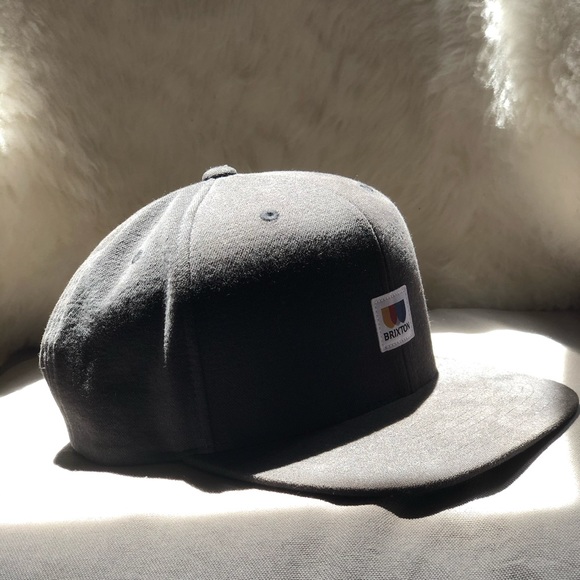 Brixton Flat brim snap back hat - Picture 3 of 4